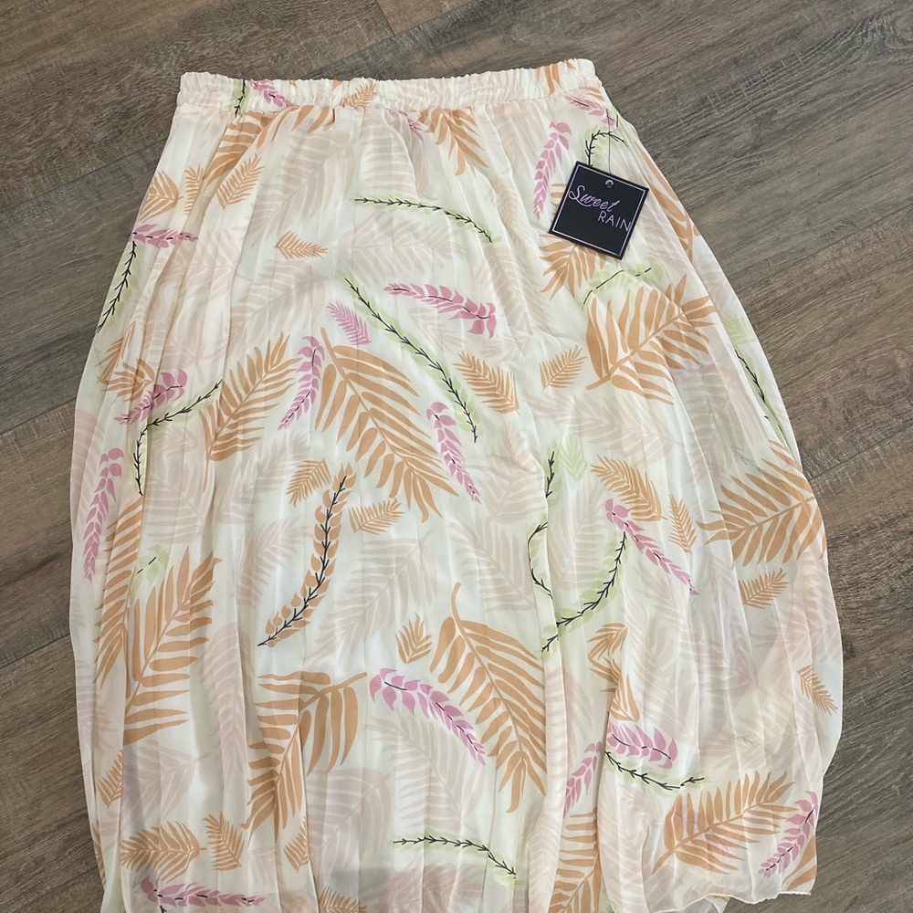ROOLEE pleated midi skirt
